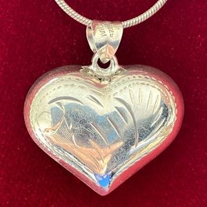 Sterling Silver Heart Pendant